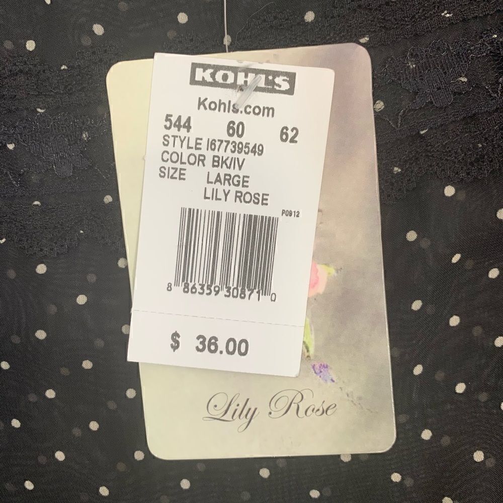 Lily rose black polkadot cinched waist - Picture 8 of 12
